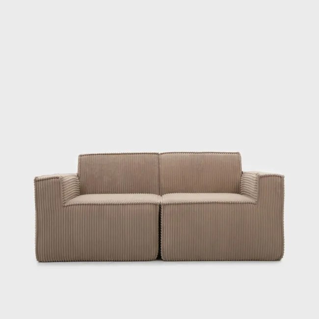 Dvojmiestna pohovka LYKKE béžová 746802