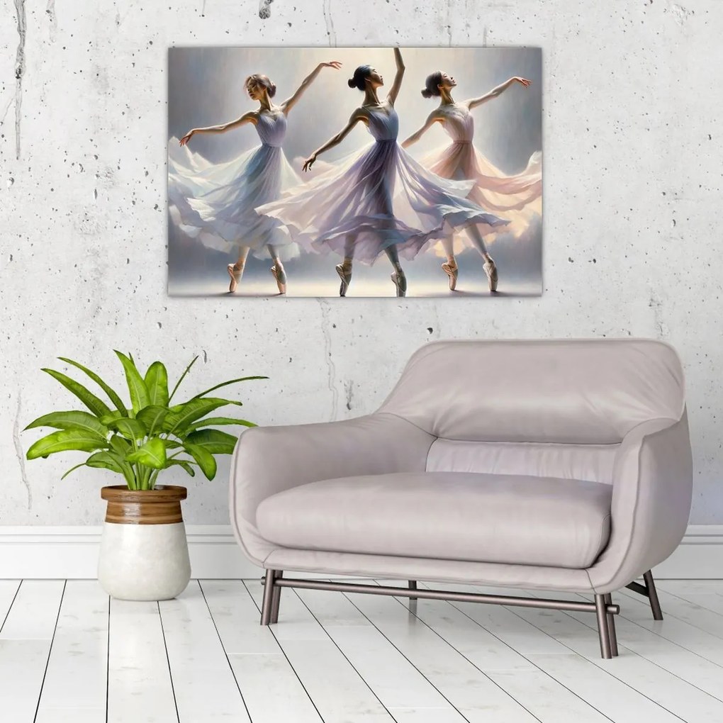 Obraz - Tri baletky (90x60 cm)