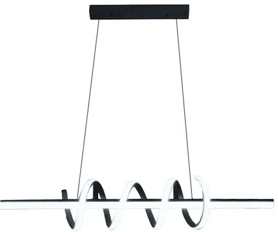 LED Stmievateľný luster na lanku LED/70W/230V 3000-6500K + diaľkové ovládanie