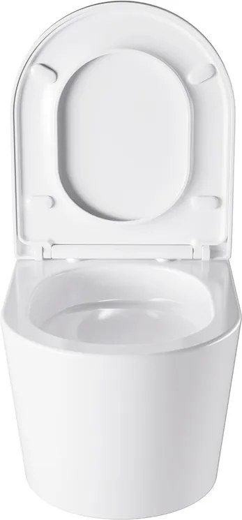 BPS-koupelny Závesná WC misa so SoftClose sedadlom HYD-4665, biela