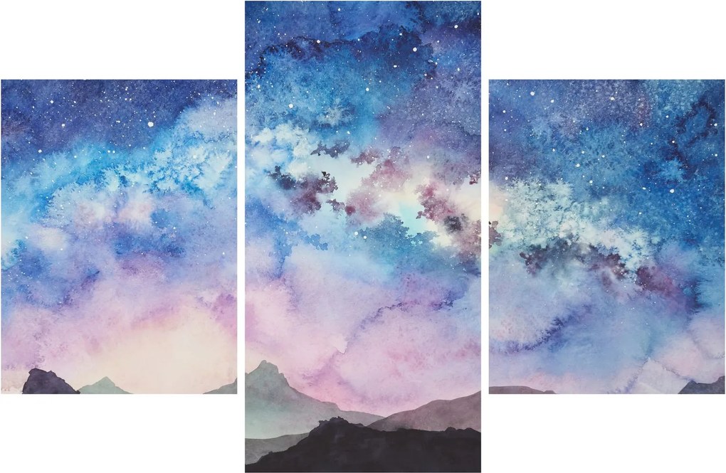 Obraz - Mliečna dráha, aquarel (90x60 cm)
