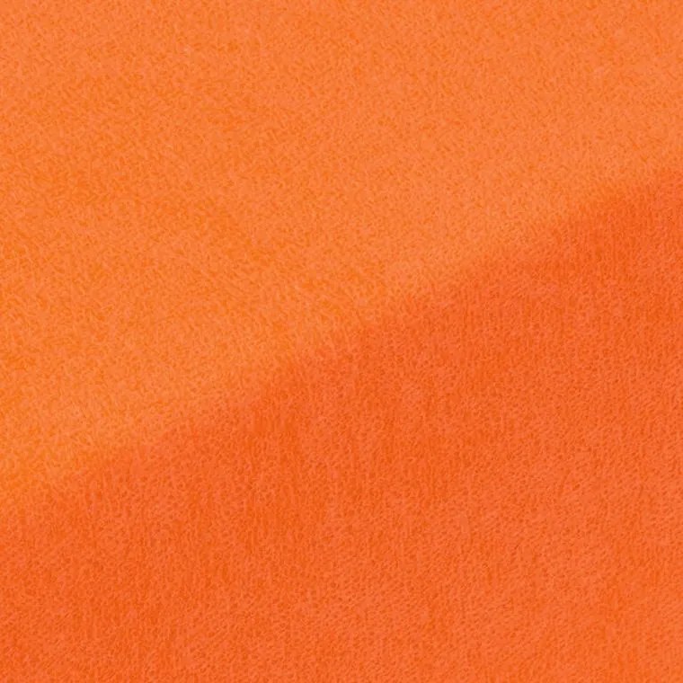 Napínacia plachta na posteľ froté EXCLUSIVE oranžová sada 2 ks 90 x 200 cm
