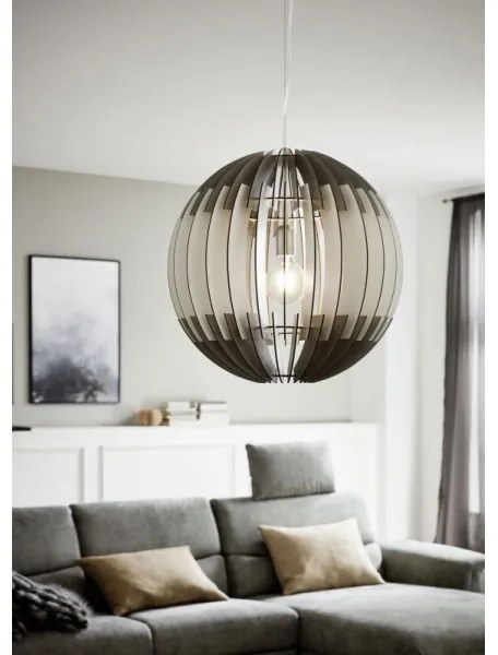Eglo 96973 - Luster na lanku OLMERO 1xE27/60W/230V