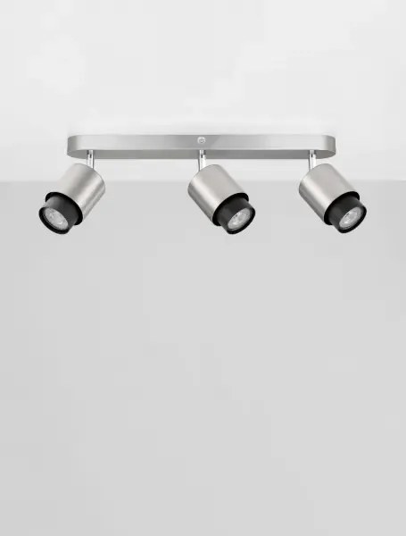LED nikel designové stropné svietidlo Ison 3
