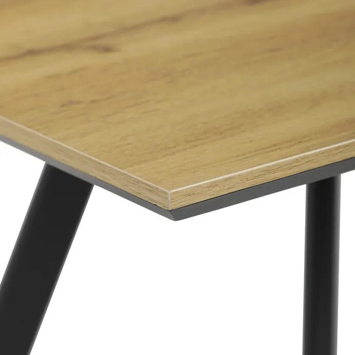 Autronic BONTEC Jedálenský stôl 90x90cm, lamino, sivý dub, HT-R5190 GREY Farba: Hnedá