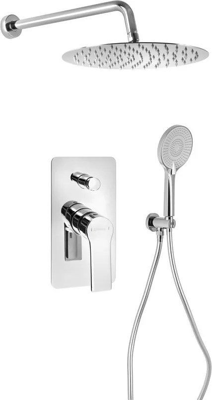 Sapho Sapho, PAX podomietkový sprchový set s pákovou batériou, 2 výstupy, chróm, XA42-03