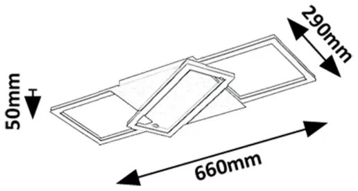 Rabalux 71391 - stmievateľné LED stropné svietidlo KITLEE LED/40W/230V 3000-6500K + diaľkové ovládanie