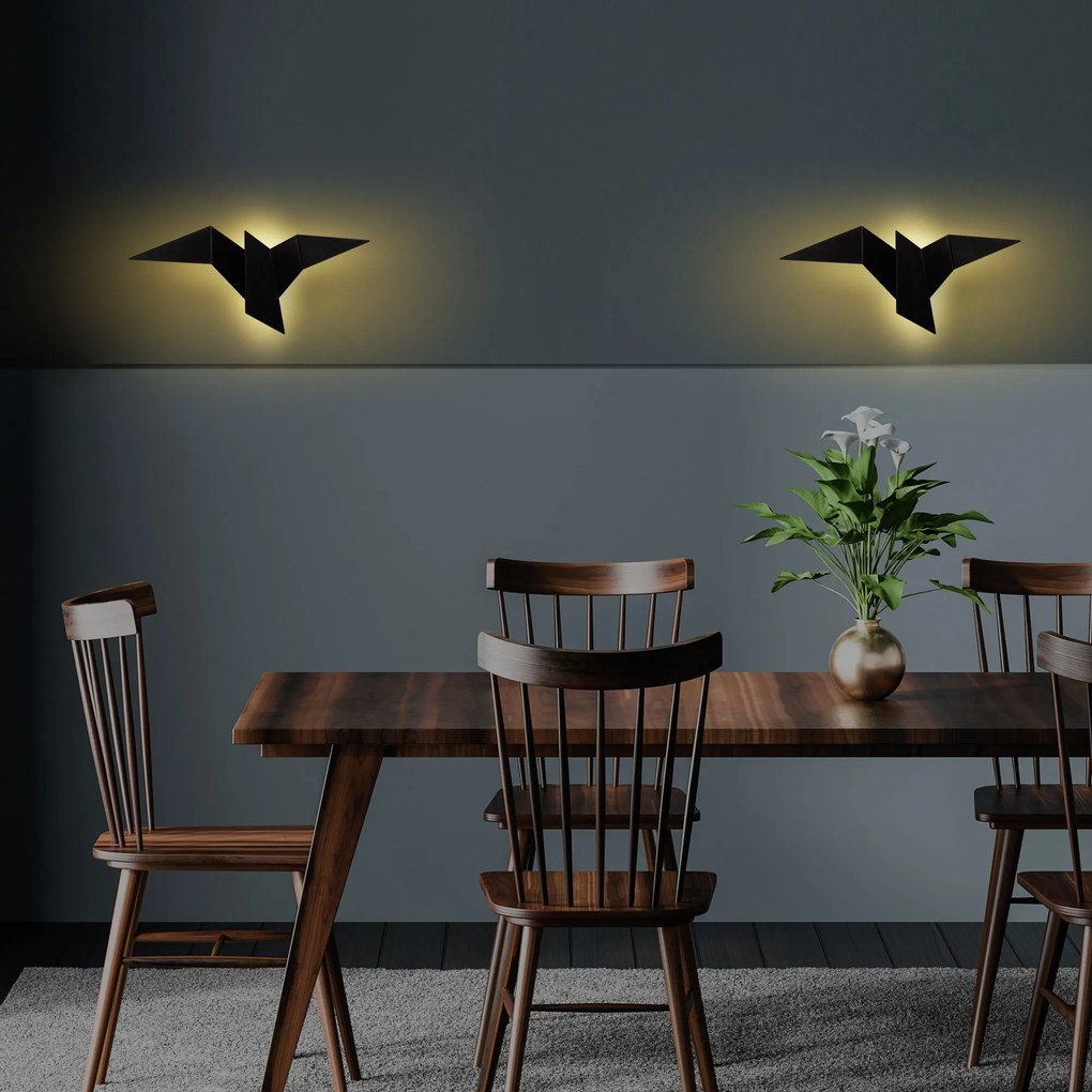 Nástenné LED svietidlo Pacali L čierne