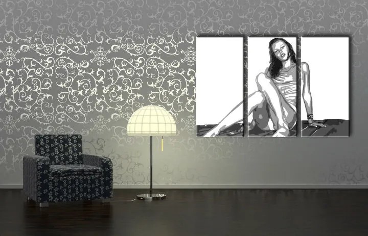 Ručne maľovaný POP Art obraz Kate Moss | rôzne rozmery