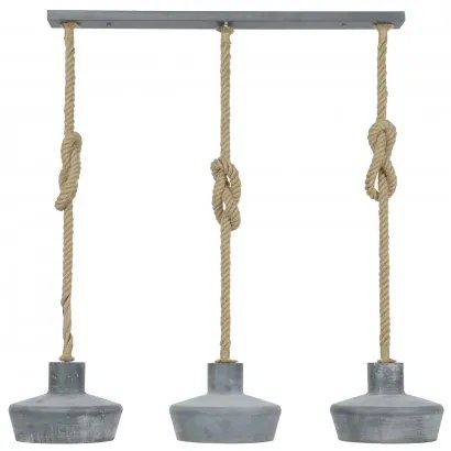 Luster 80-42 3 x Ø28cm Concrete look  - Komfort-nábytok