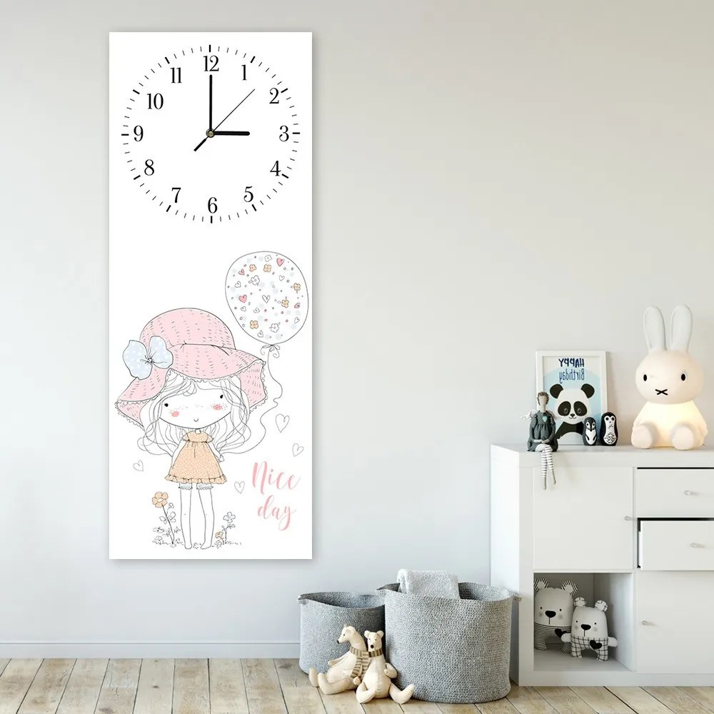 Gario Hodiny na stenu Pekný deň Rozmery: 40 x 118 cm