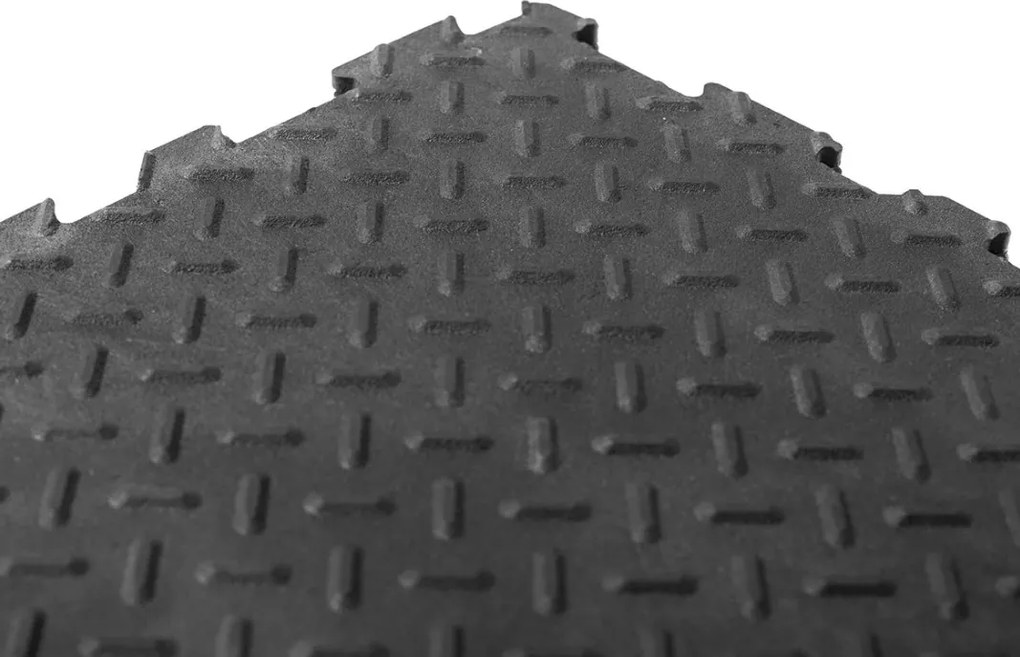 Gumová dlaždica Alfa 30 x 30 cm, čierna MHEU5100330