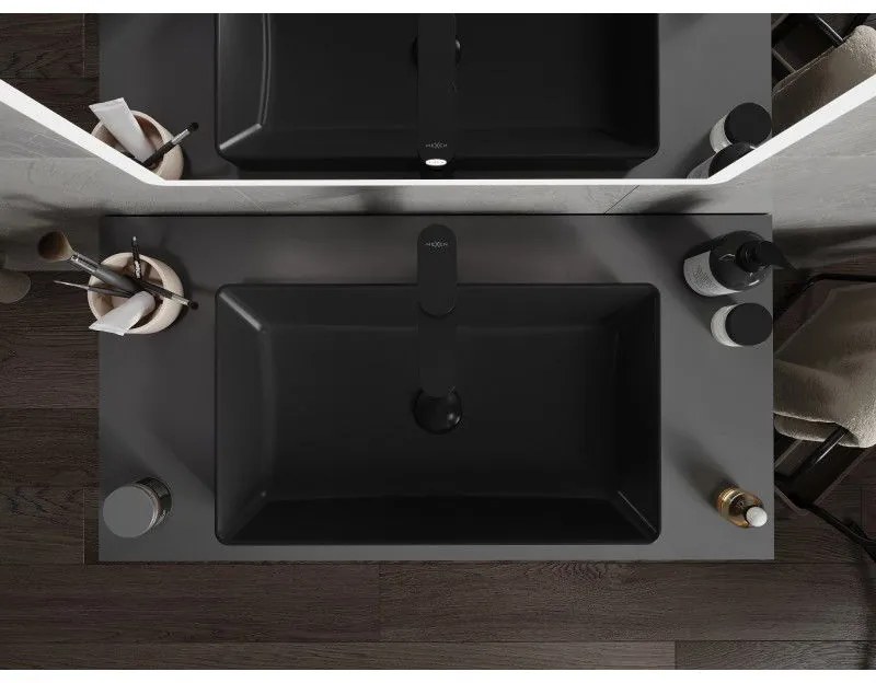 Mexen NADIA umývadlo, 60 x 35 cm, čierna matná, 21616085