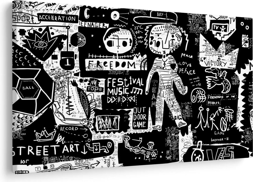Obraz - Graffiti (90x60 cm)
