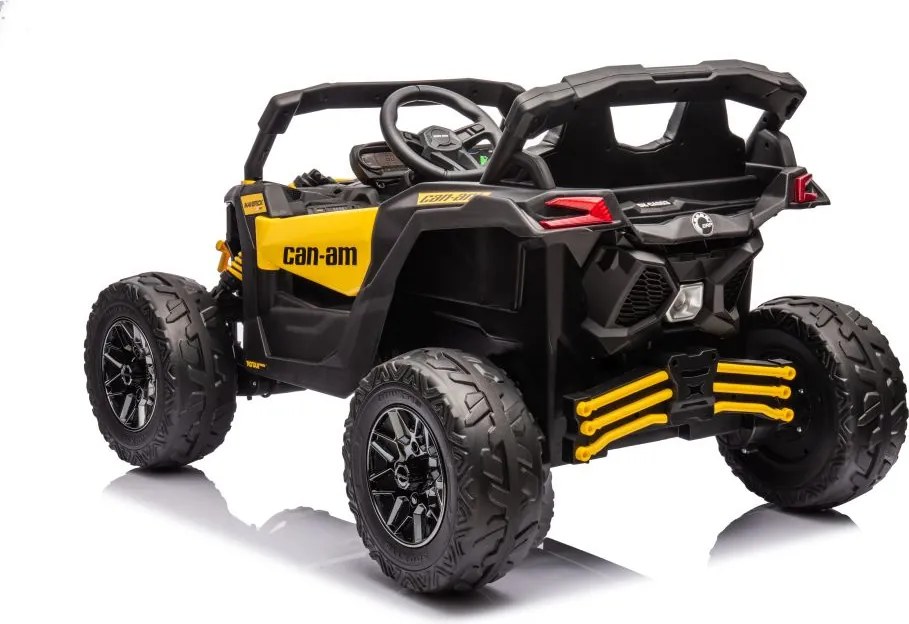 LEAN CARS Dobíjací kočík Can-am DK-CA003 Žltý