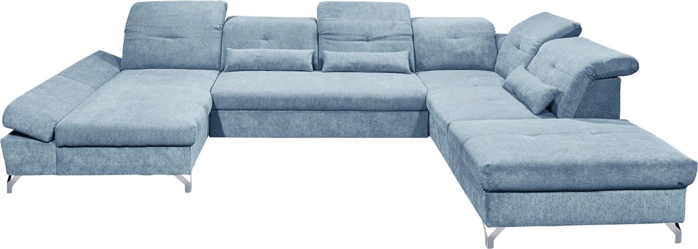 XXXLutz SEDACIA SÚPRAVA, textil, modrá MID.YOU - Sedačky - 002220028611