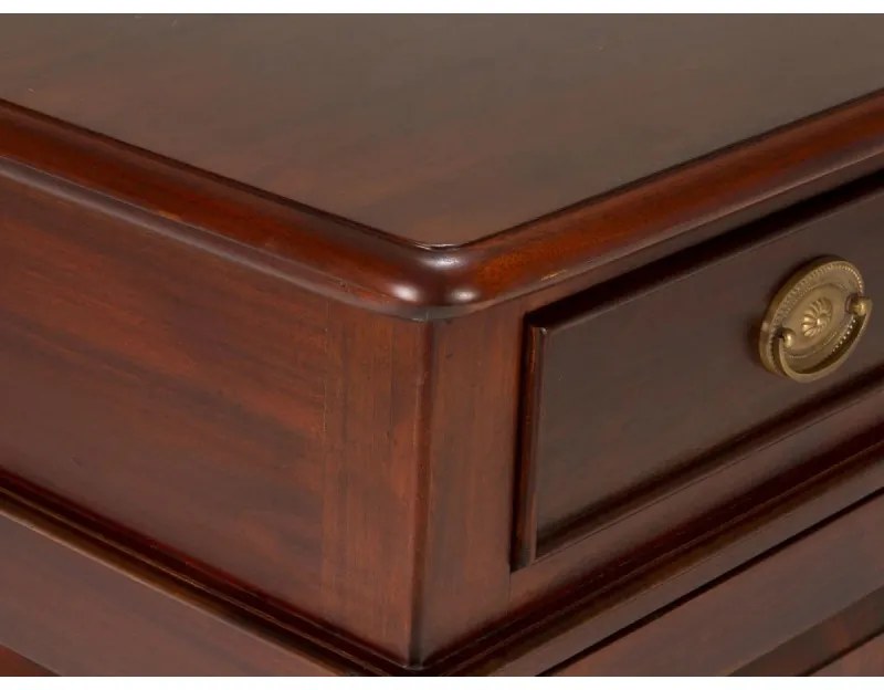 furniture-nabytek.cz - Masívny príborník Cambridge II z mahagónu, lakovaný, hnedý
