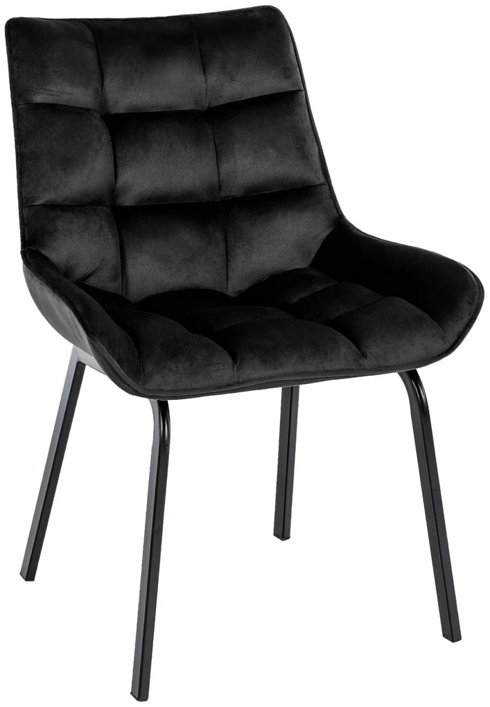 Stolička Saranda zamat - čierna