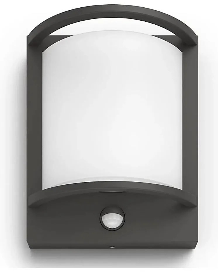 Philips - LED Vonkajšie nástenné svietidlo so senzorom SAMONDRA LED/3,8W/230V IP44