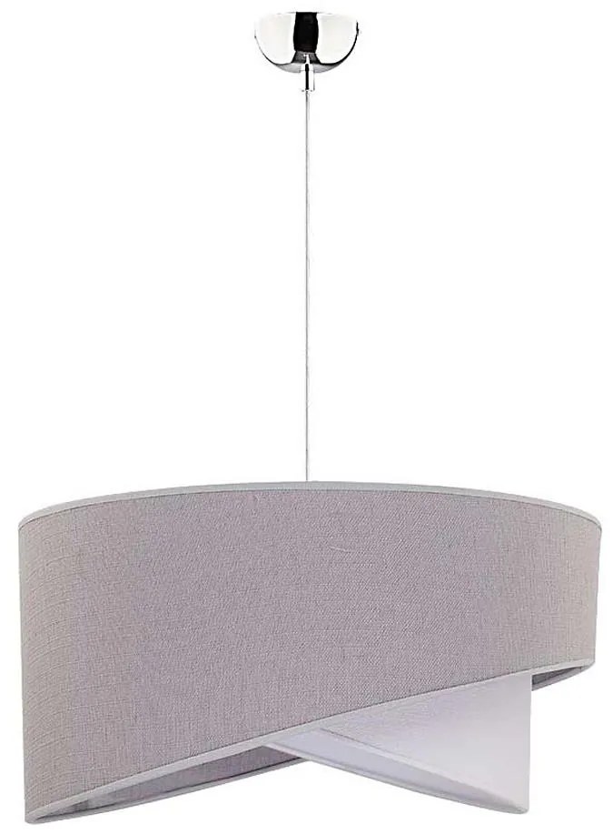 Duolla - Luster na lanku CELLO 1xE27/40W/230V pr. 45 cm šedá