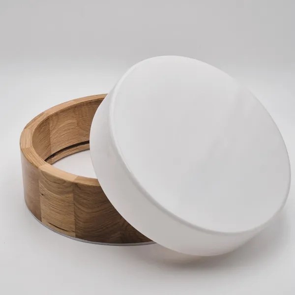 Stropné svietidlo OAK 2xE27/15W/230V IP54 dub pr. 27 cm