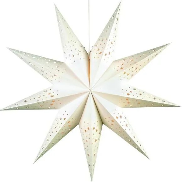 Biela svetelná dekorácia Solvalla White, ø 75 cm