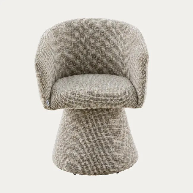 Jedálenská stolička SVEP otočná, sivá / hnedá 774867