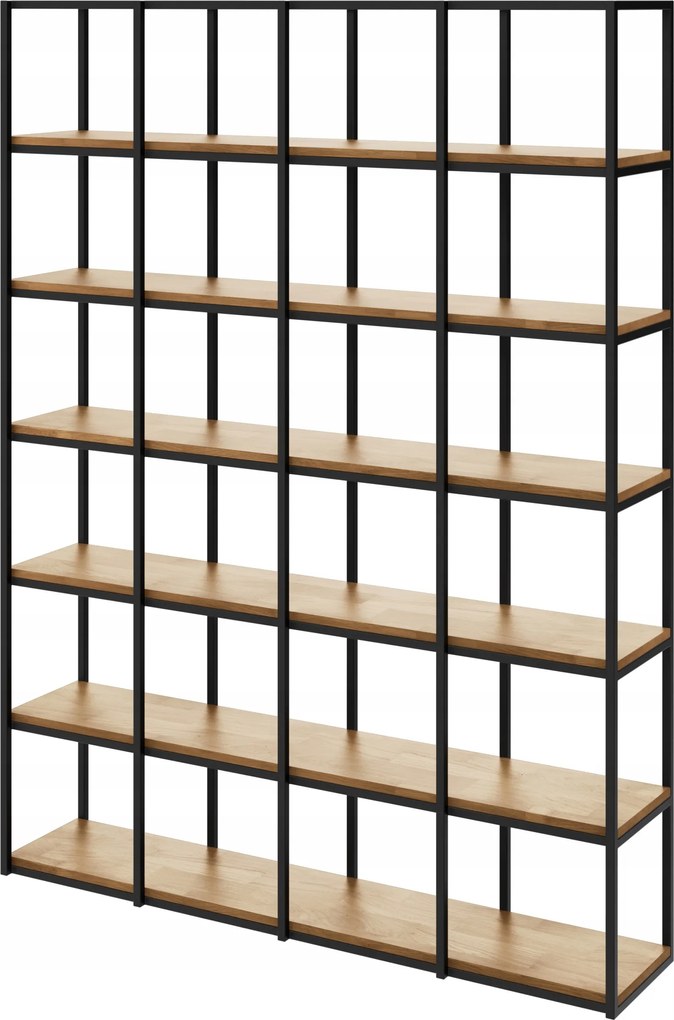 Regál Wood Box 212x160 Loft na knihy