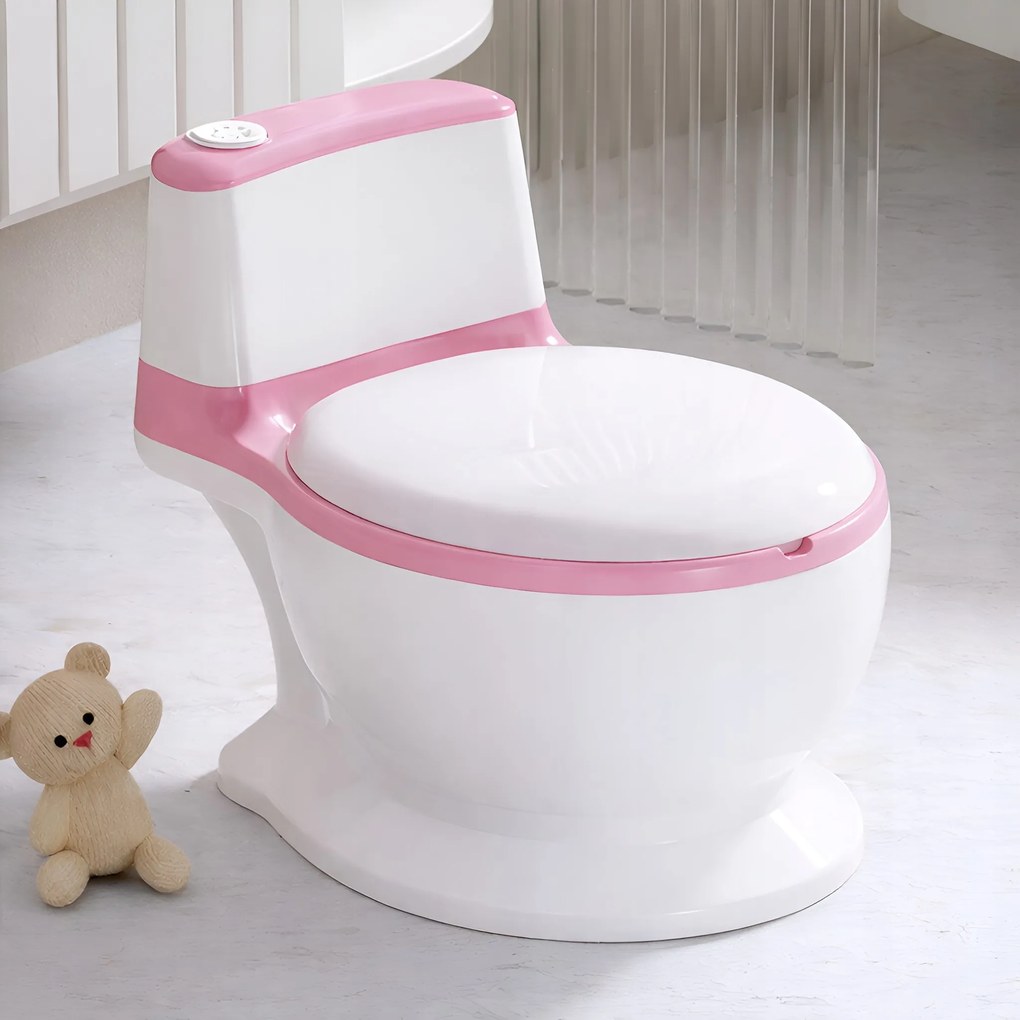 TRENDIE Detský interaktívny nočník ružový