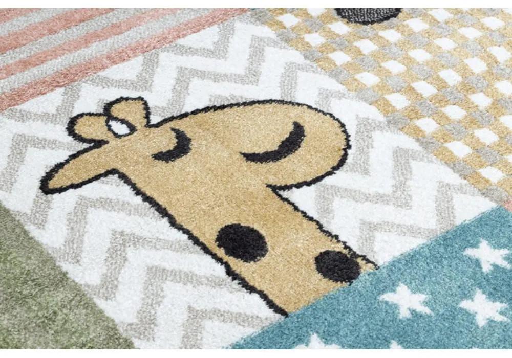 Detský kusový koberec Zvieratka viacfarebný 180x270cm