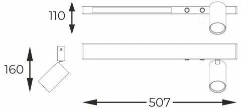Zuma Line W230757202 - LED Bodové svietidlo MANNARI 1xGU10/5W/230V + LED/8W