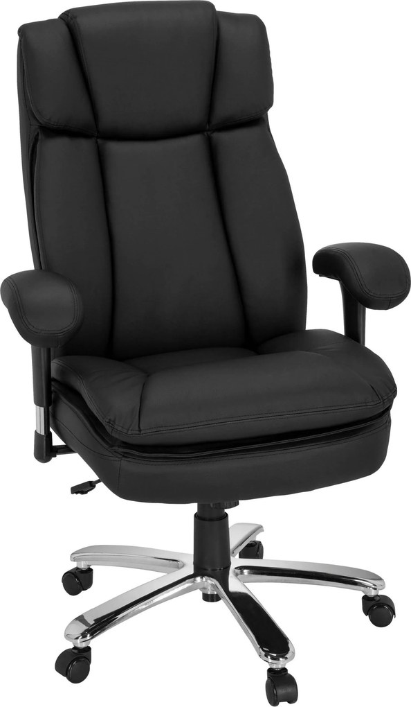 XXXLutz KANCELÁRSKE KRESLO, vzhľad kože, čierna MID.YOU - Online Only kancelárie - 001918045901