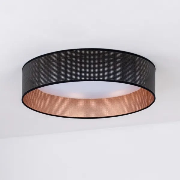 Duolla - LED Stropné svietidlo ROLLER LED/24W/230V pr. 45 cm čierna/medená