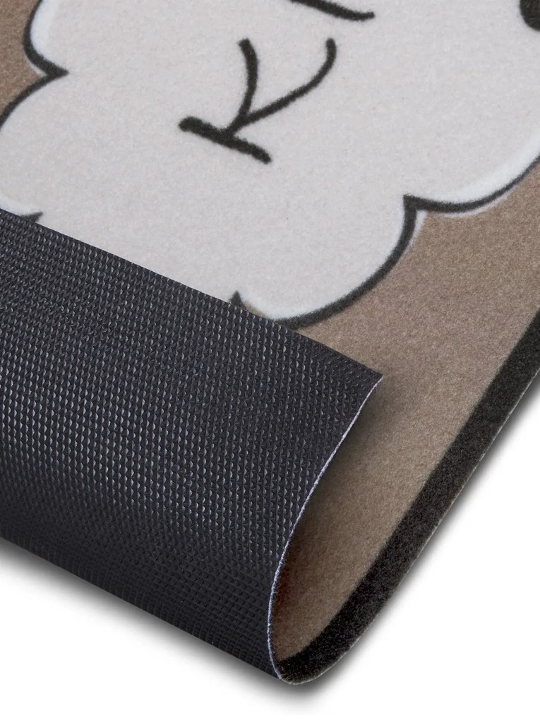 Hanse Home, Behúň Cook & Clean 105728 Brown White Black, 50x150, hnedá, kuchyňa