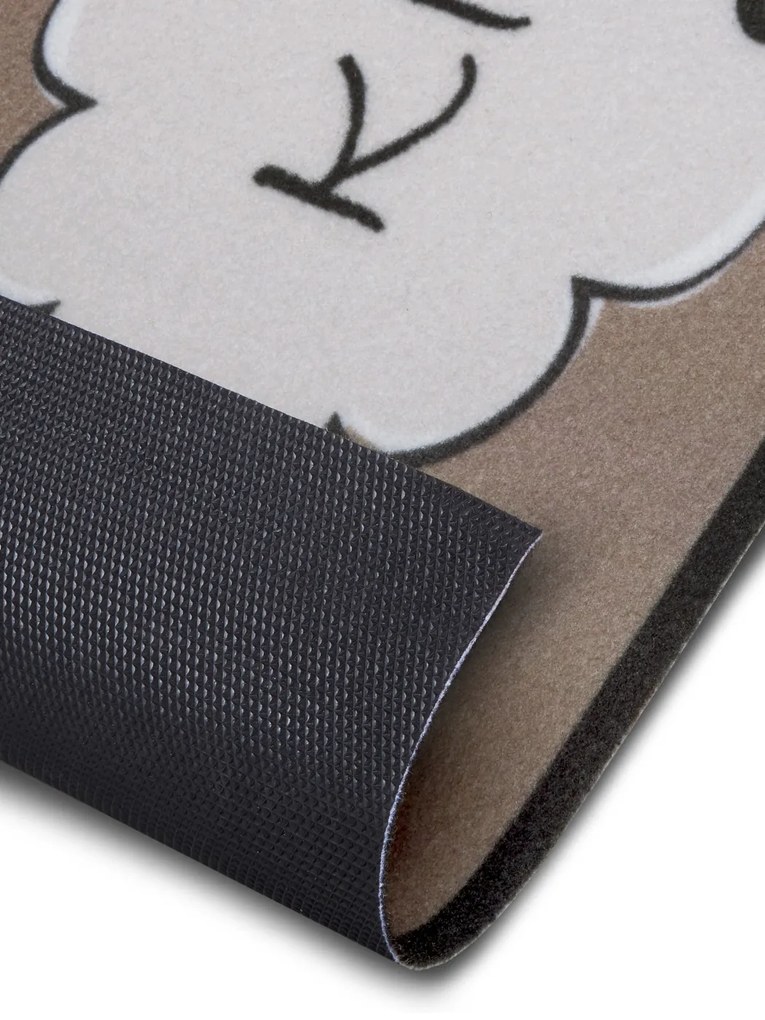 Hanse Home, Koberec behúň Cook & Clean 105728 Brown White Black, 50x150, hnedá, kuchyňa