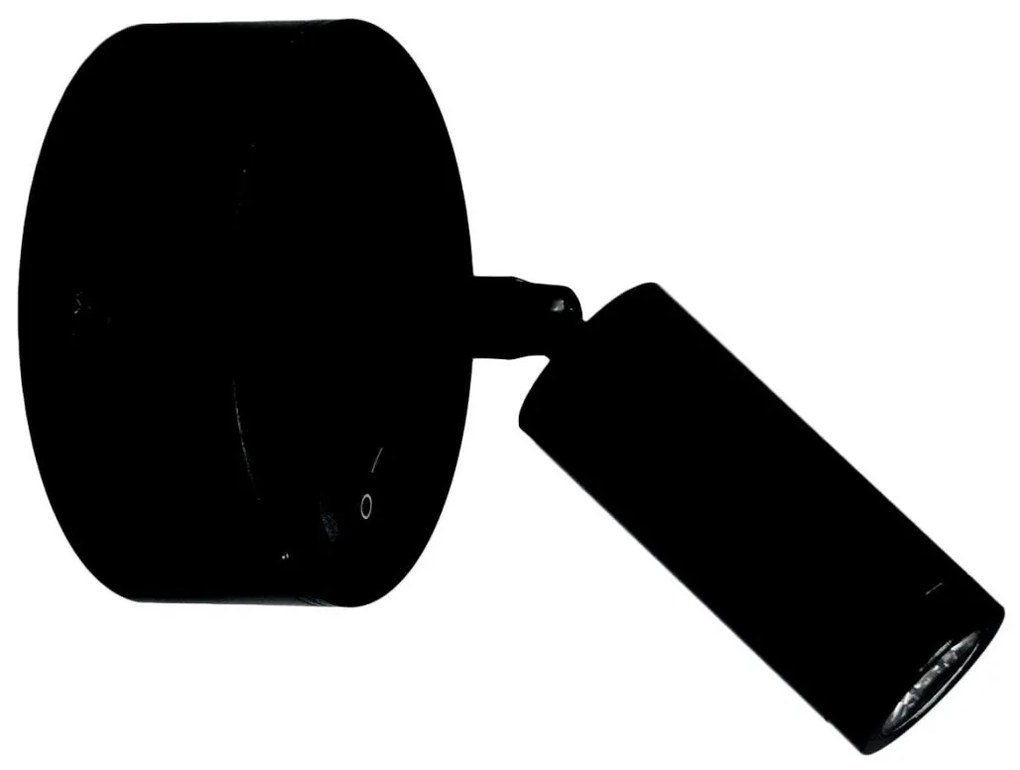 LED Nástenné bodové svietidlo ARISTON LED/3W/230V 3000K čierna