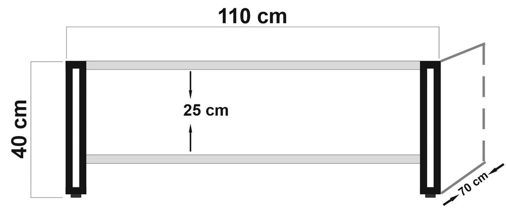 Obývacia stena Cosmopolitan 28 (atlantická borovica + čierna). Vlastná spoľahlivá doprava až k Vám domov. 1089154