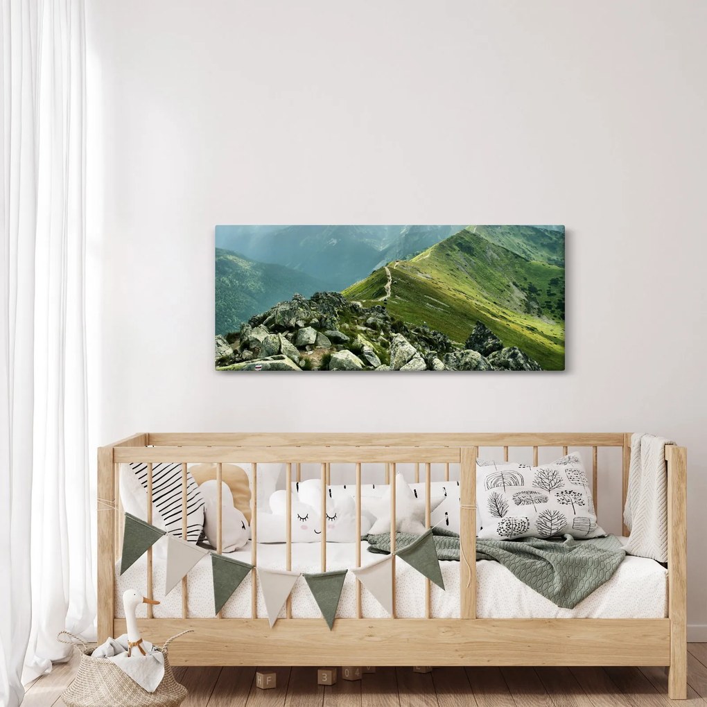 Obraz - Horská krajina (120x50 cm)