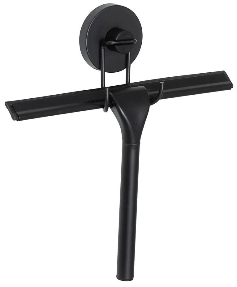 WENKO 24731100 - stierka do sprchy VACUUM-LOC, okrúhla, 24,5 x 25 cm, čierna