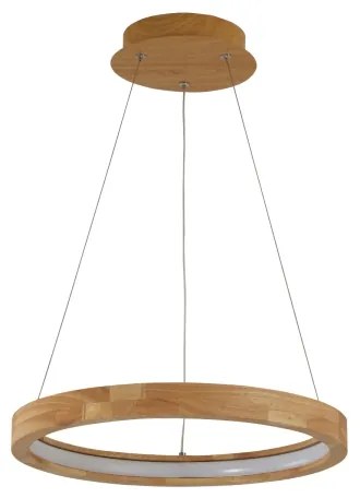 Brilagi - LED luster na lane UMEA WOOD LED/30W/230V pr. 40 cm kaučukovník