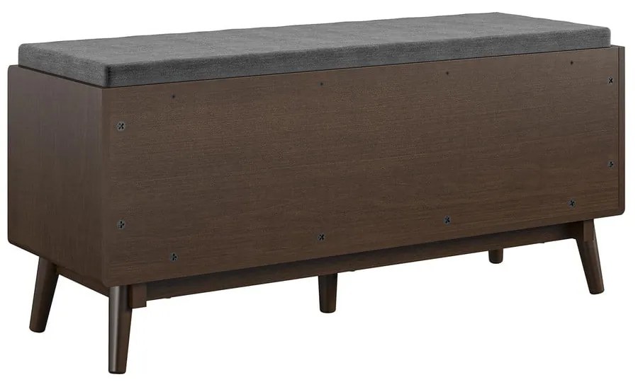 Hnedá skrinka na topánky s lavicou Novogratz Brittany