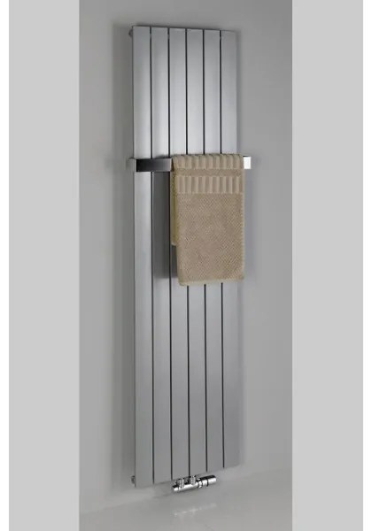 Sapho - Kúpeľňový radiátor COLONNA 910W/230V 45x180 cm strieborný