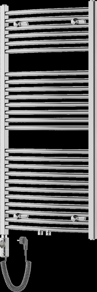 Mexen Ares, elektrické vykurovacie teleso 1200x600 mm + vykurovacia tyč 600 W, chrómová, W102-1200-600-2600-01
