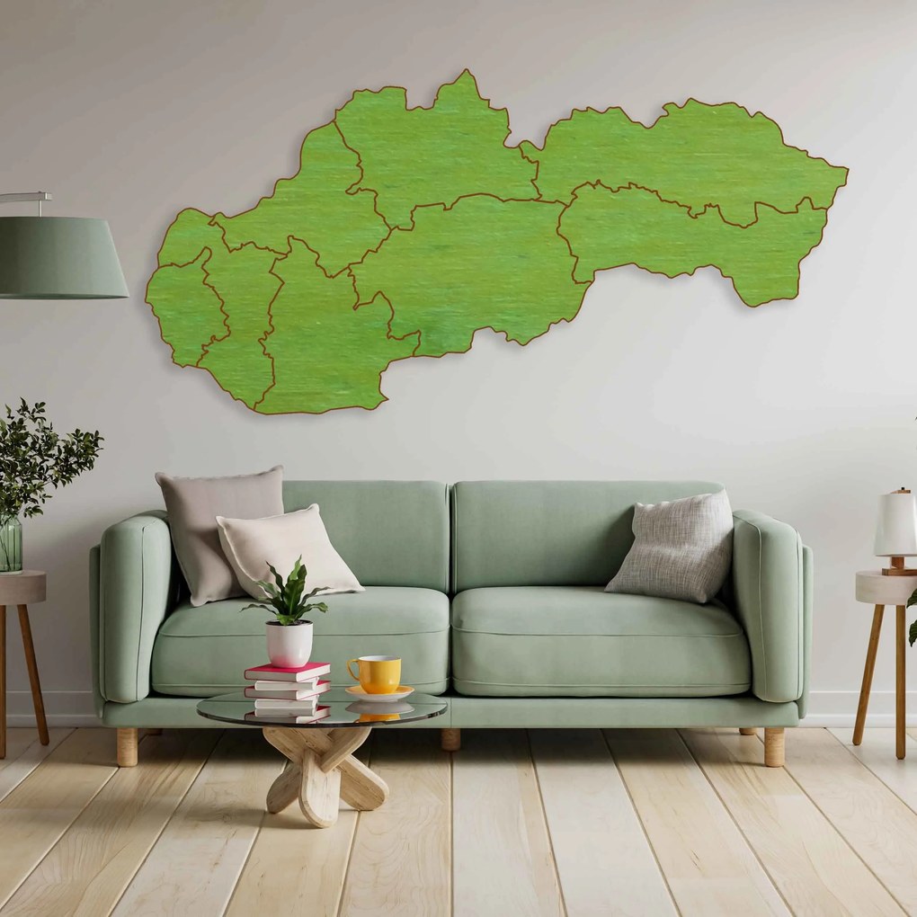 SENTOP | Drevená nástenná mapa Slovensko - 8 dielikov | SENTOP M001