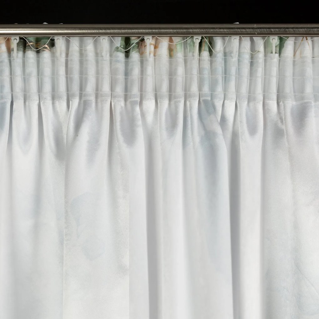 ZÁVES NA PÁSKE ROSE 135X270 CM VZOROVANÁ