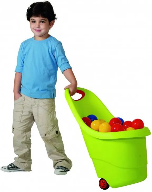 KIDDIES GO vozíček na hračky - zelený