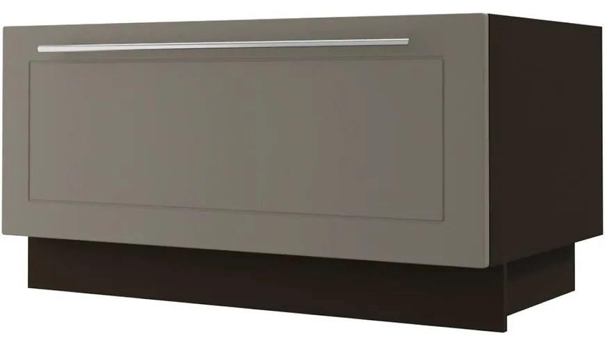 Kuchynská skrinka D1K/90 Quantum beige mat/lava