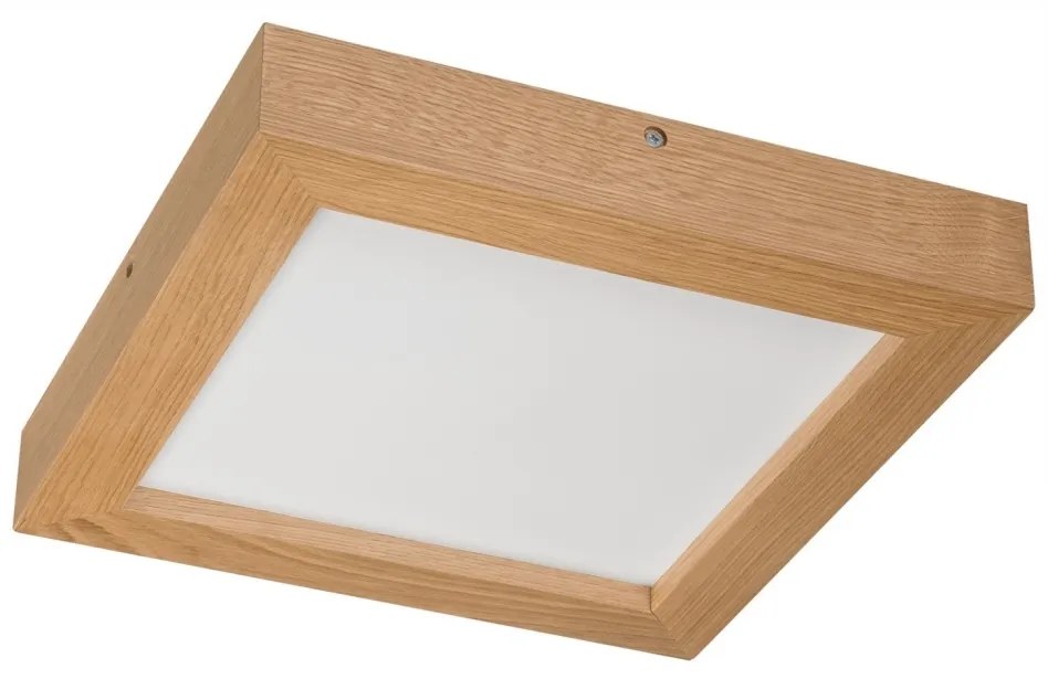 Brilagi-LED Stmievateľné svietidlo WOODY FRAME LED/24W/230V dub 30x30 cm IP44 + DO
