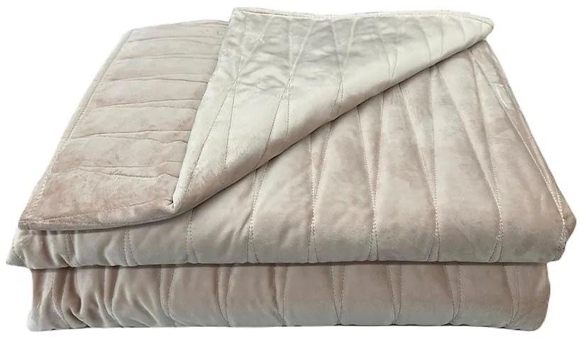 Prikrývka na posteľ  Lido 170x220 svetlo ružová Merkury Home