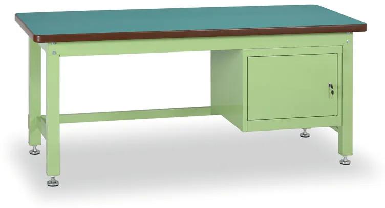 Dielenský stôl GL so závesnou skrinkou na náradie, MDF + PVC doska, 2100 x 750 x 800 mm